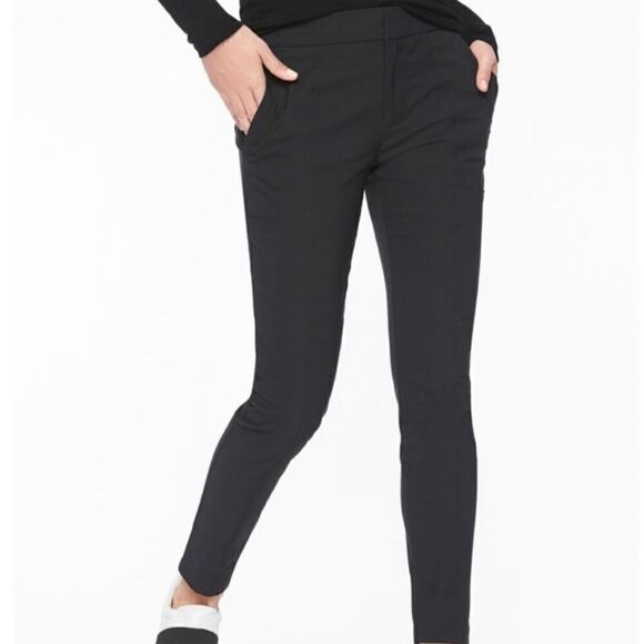 Athleta Wander Stash Skinny Pants in Black Size 4T - Picture 1 of 16
